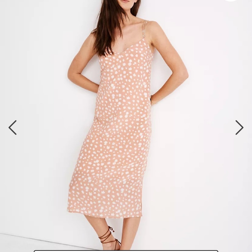 Madewell silk cami dress in star shower 6